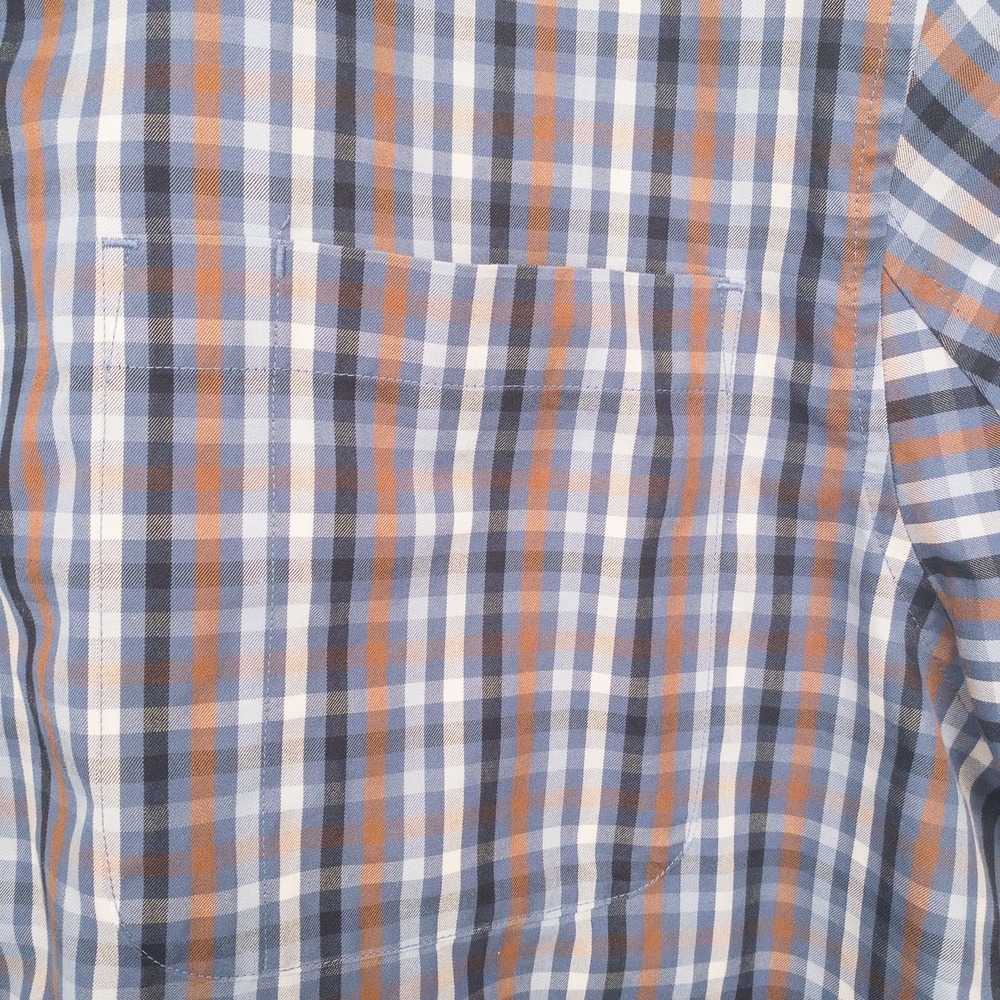 Duluth Trading Co WrinkleFighter Mens XL Plaid Button Down Long Sleeve Shirt - Picture 10 of 10